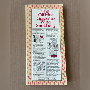 The Official Guide to Wine Snobbery Funny Wine Lover Christmas Holiday Gift